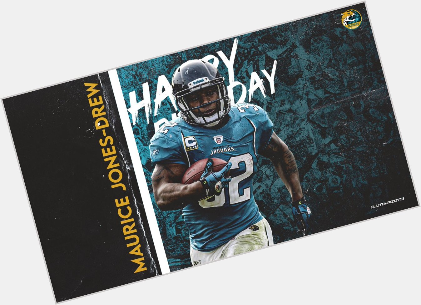 Join Jaguars Nation in greeting Maurice Jones-Drew a happy 36th birthday! 