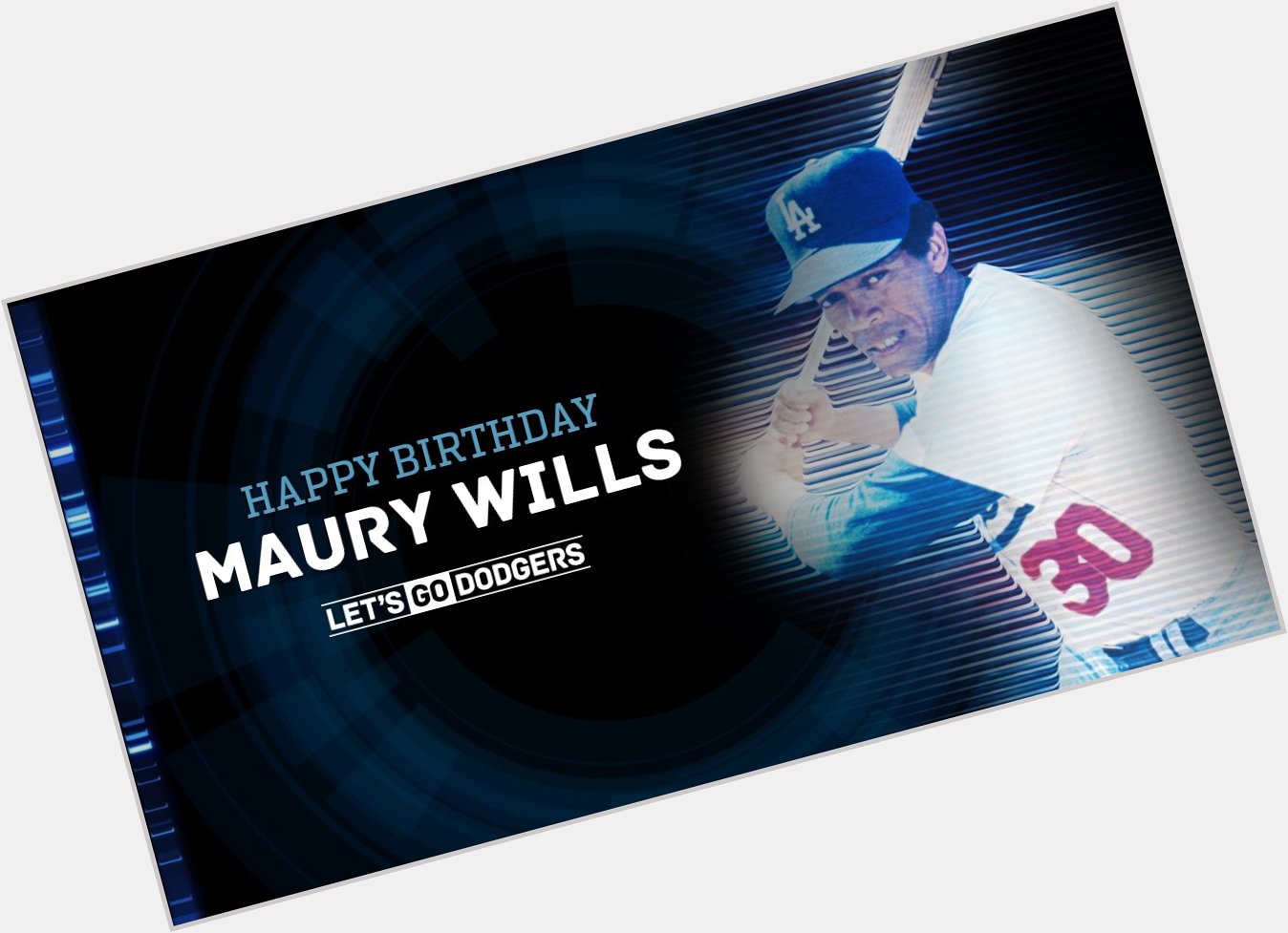 Happy birthday, Maury Wills! 