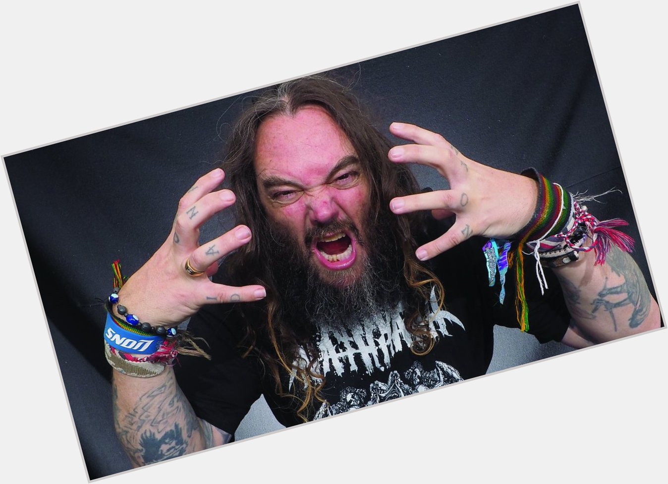Happy Birthday to Max Cavalera, who you can find in Soulfly, Cavalera Conspiracy, and Killer Be Killed. 
