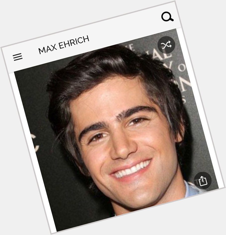 Happy birthday to this great actor.  Happy birthday to Max Ehrich 