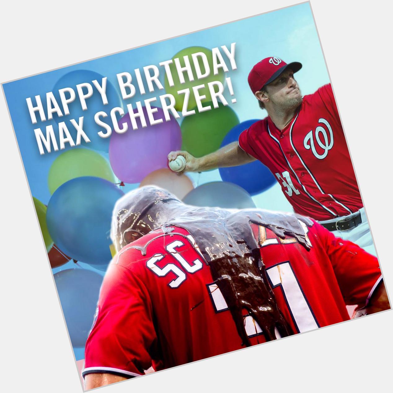   Nationals: Number 31 turns 31 today. Join us in wishing Max_Scherzer a happy birthday! 