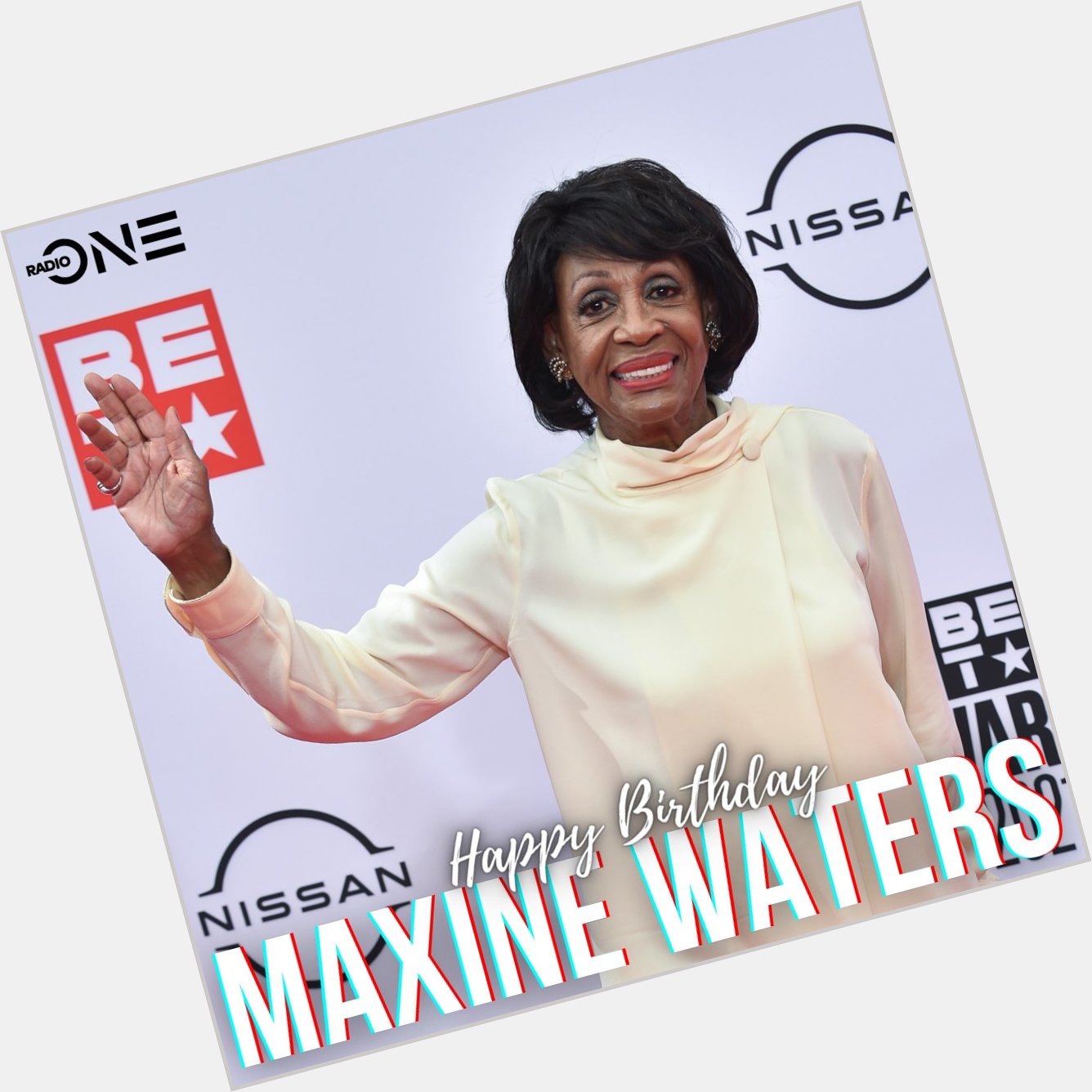 Happy birthday to Congresswoman Maxine Waters!  