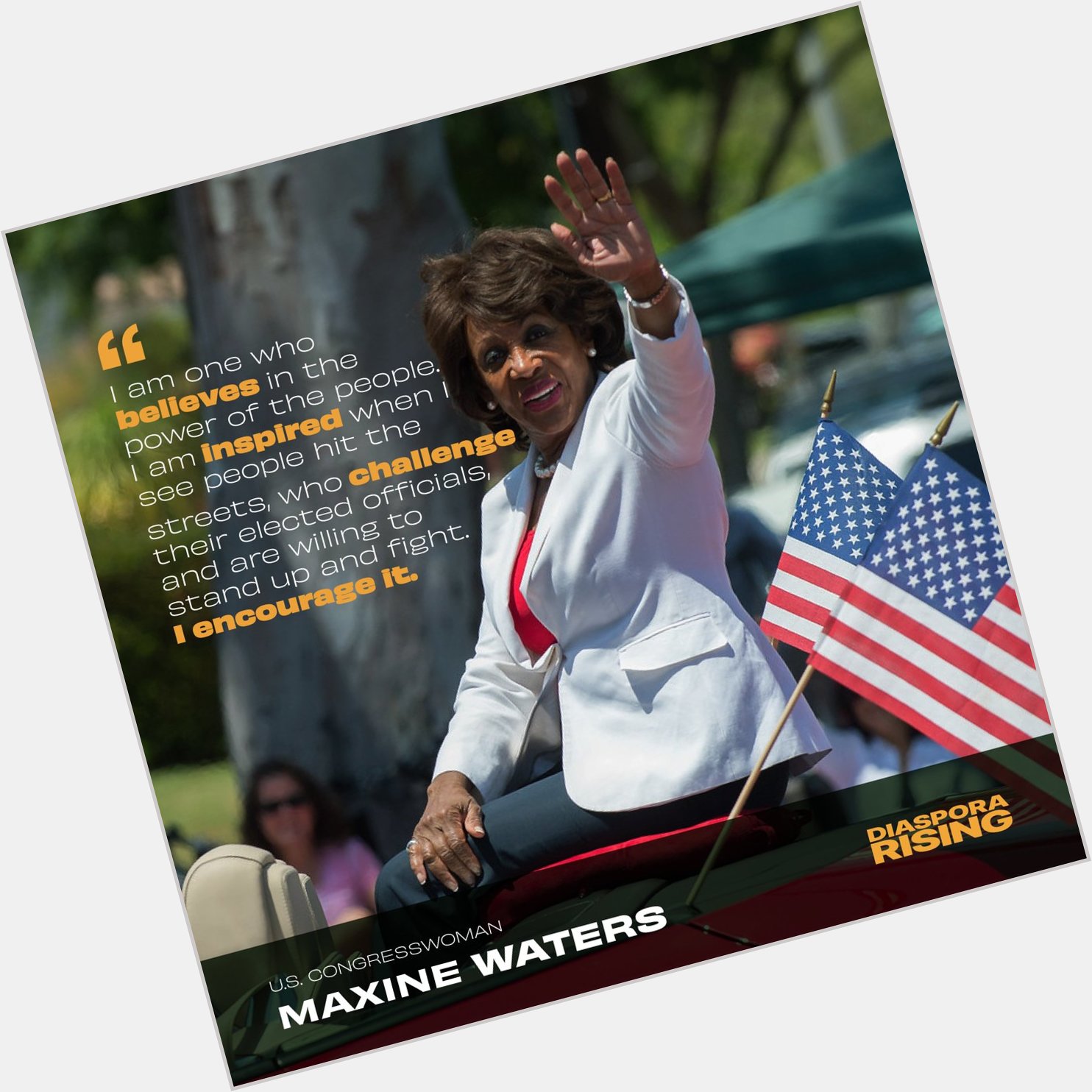 We wish you a happy birthday Congresswoman Maxine Waters! 