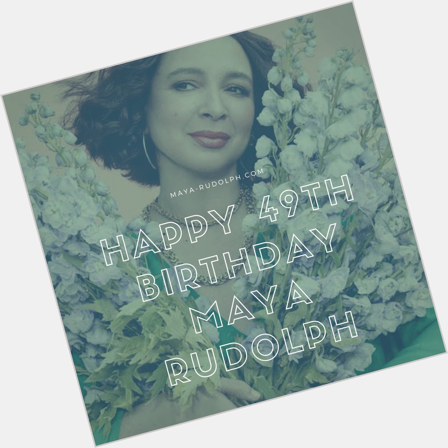 Happy 49th birthday to our queen, Maya Rudolph! Wishing you the best on your day. We love you so much! 