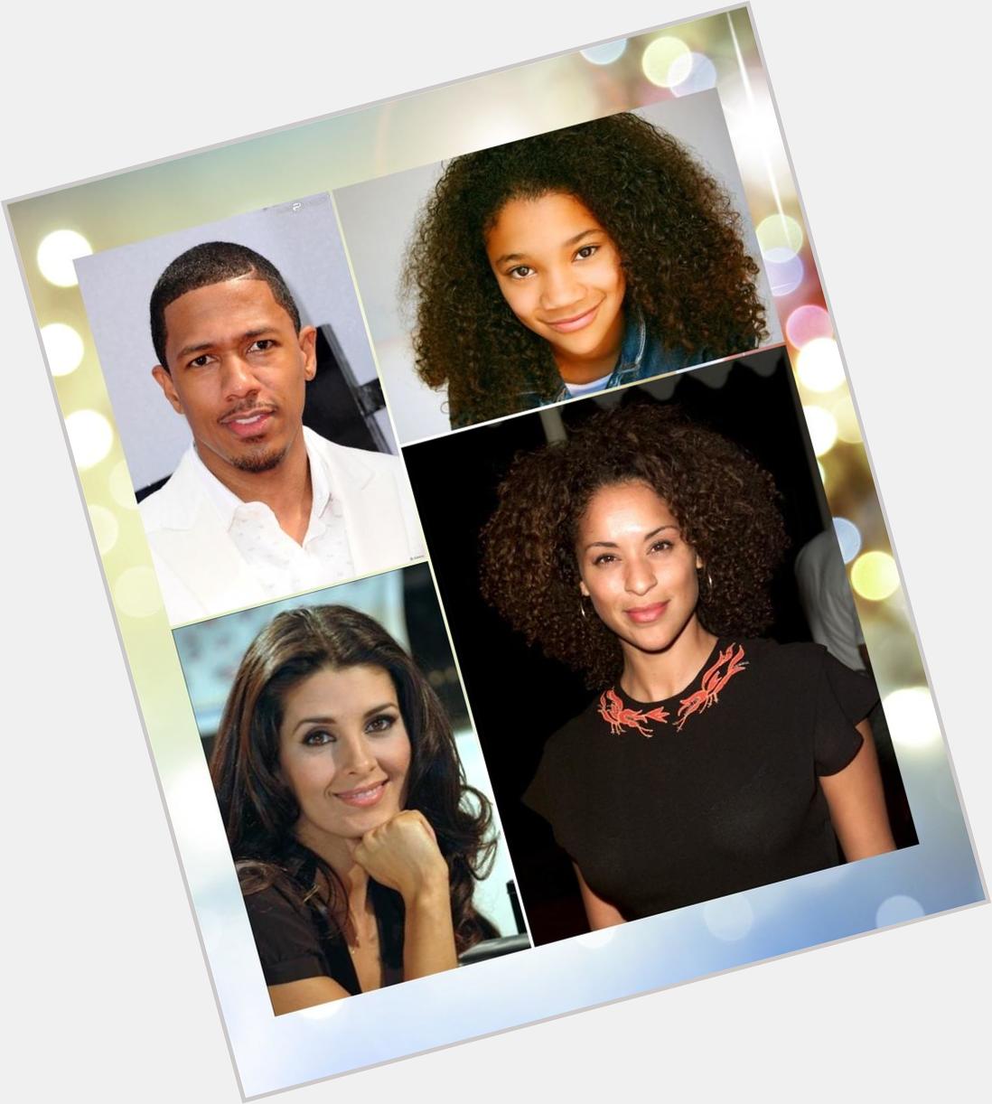  wishes Nick Cannon, Karyn Parsons, Mayrin Villanueva, and Kylee Russell, a very happy birthday 