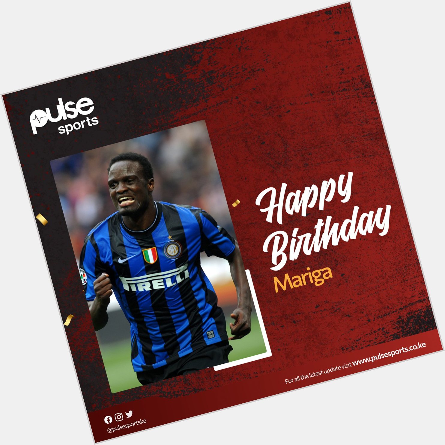 Happy 36th birthday to McDonald Mariga.

The only Kenyan to win the Champions League  