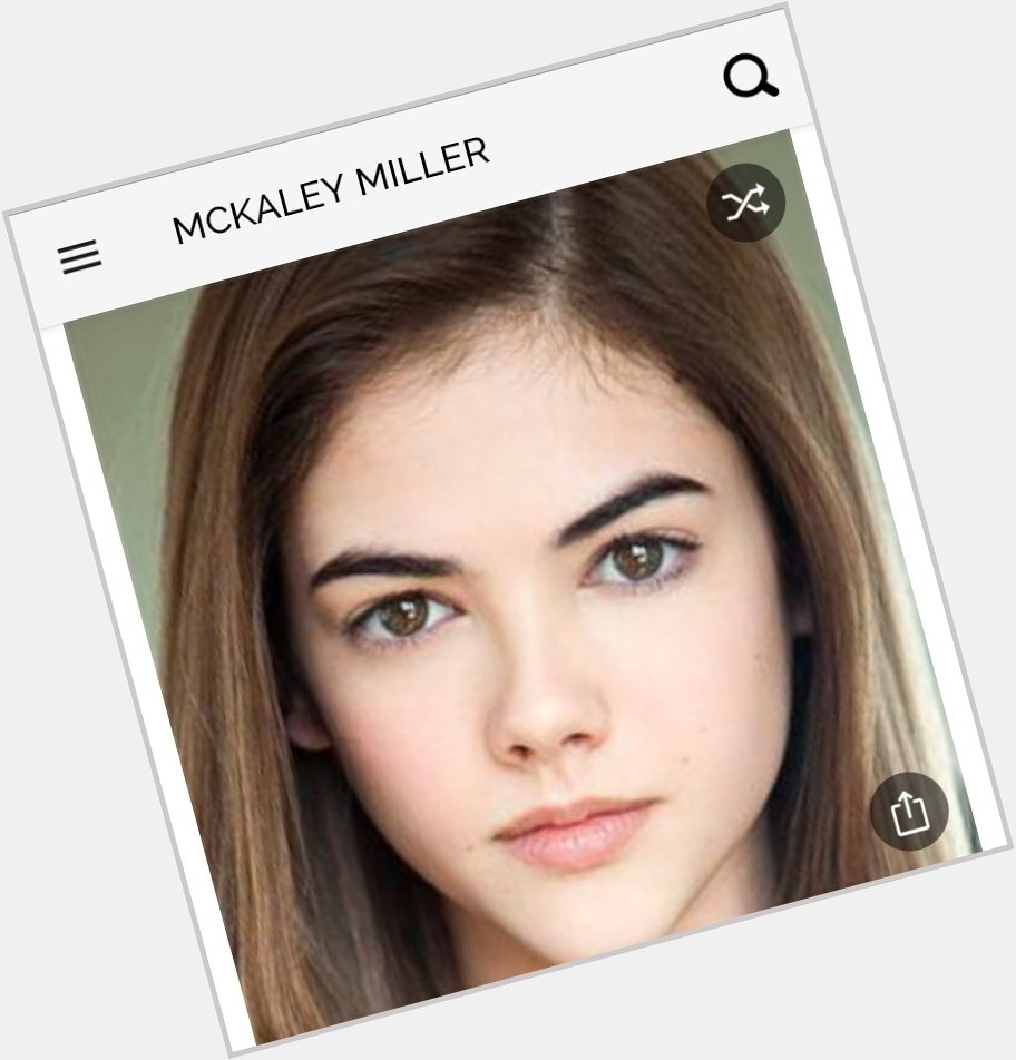 Happy birthday to this great actress. Happy birthday to McKaley Miller 