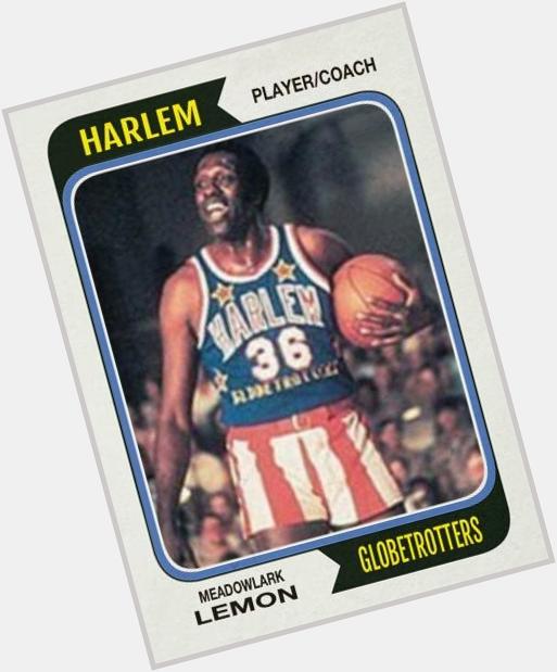 Happy 83rd birthday to Meadowlark Lemon. Would have been HOF if he\d played serious NBA ball.  