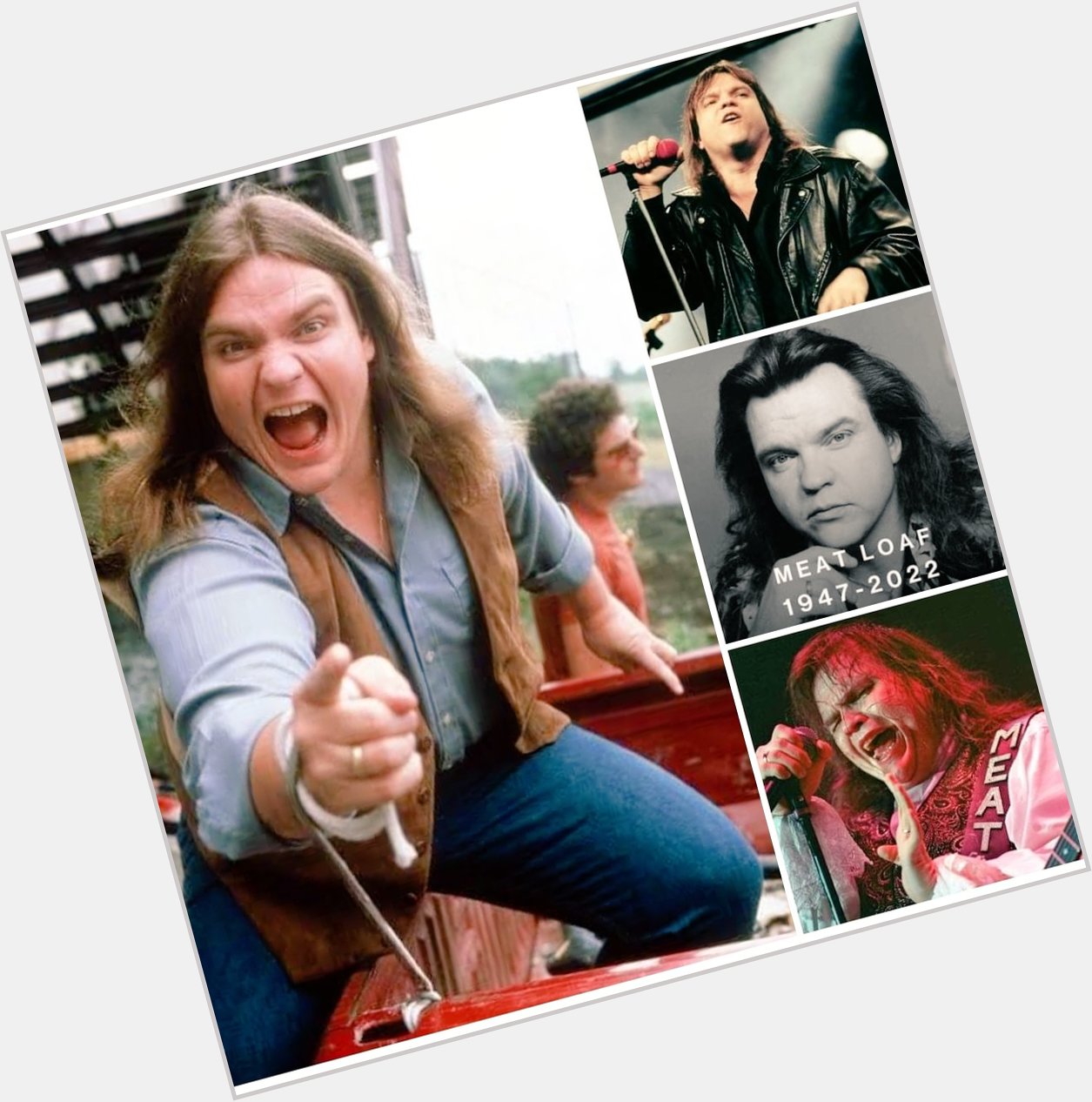 Happy heavenly birthday  MEAT LOAF! (September 27, 1947 
January 20, 2022 
