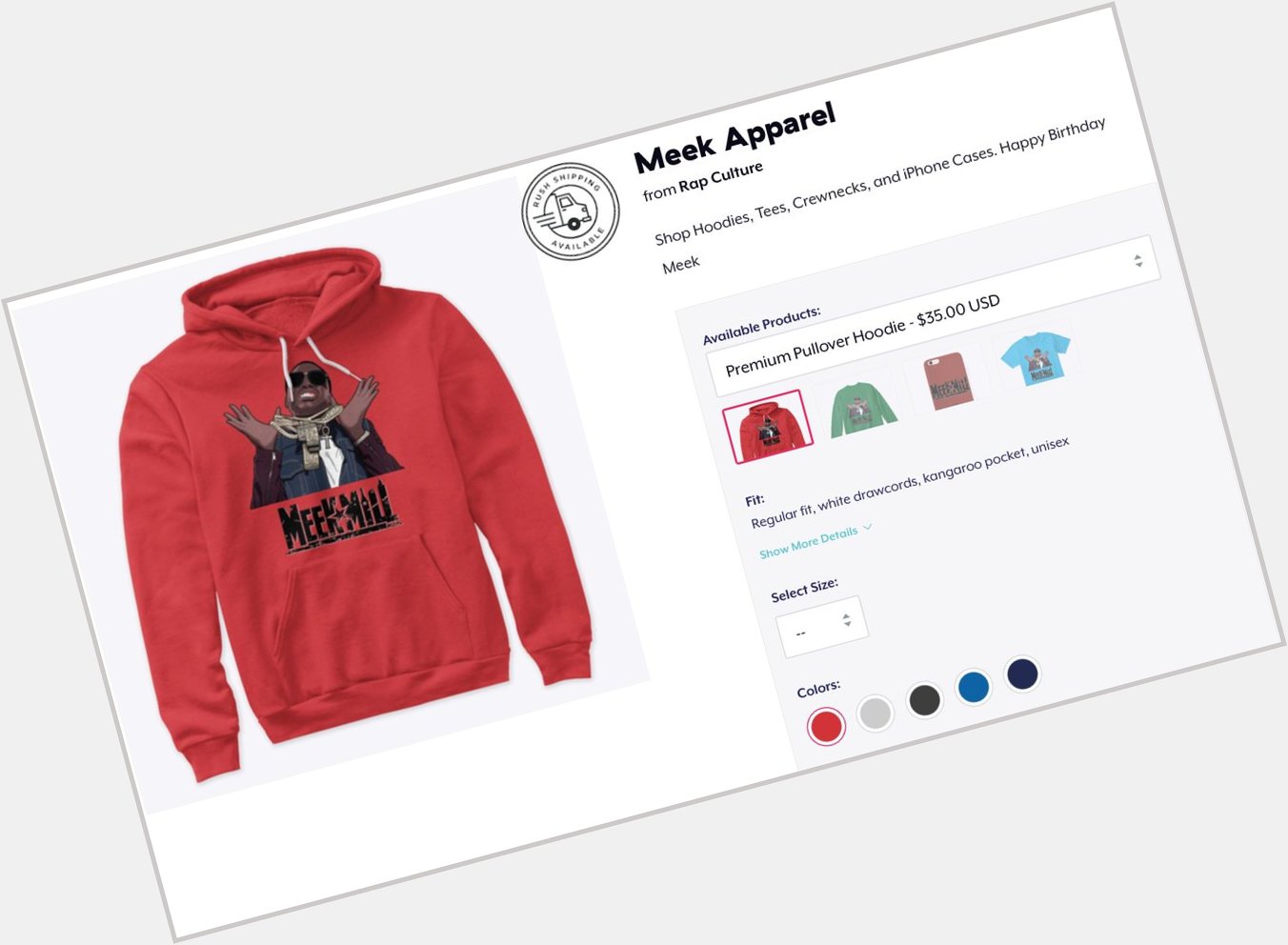 Happy Birthday Meek Mill! Apparel just dropped in the shop
 