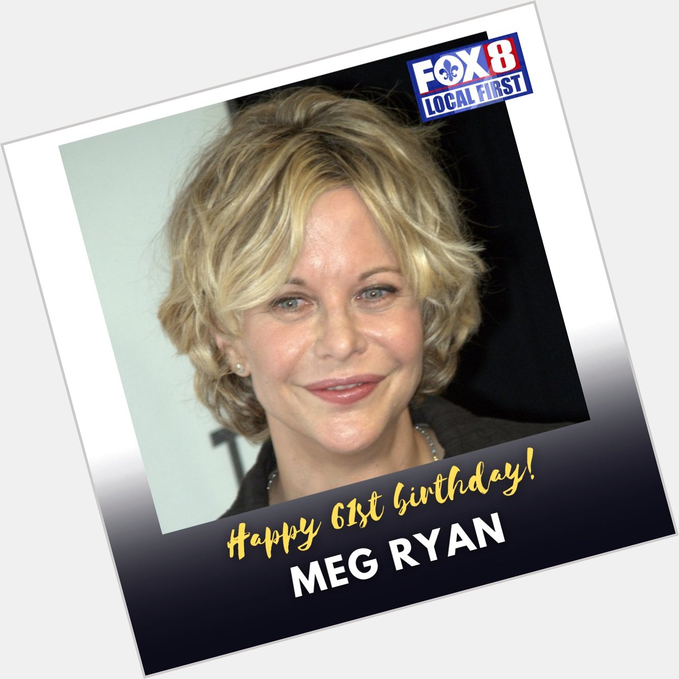 Happy birthday to Meg Ryan, who turned 61 today! 