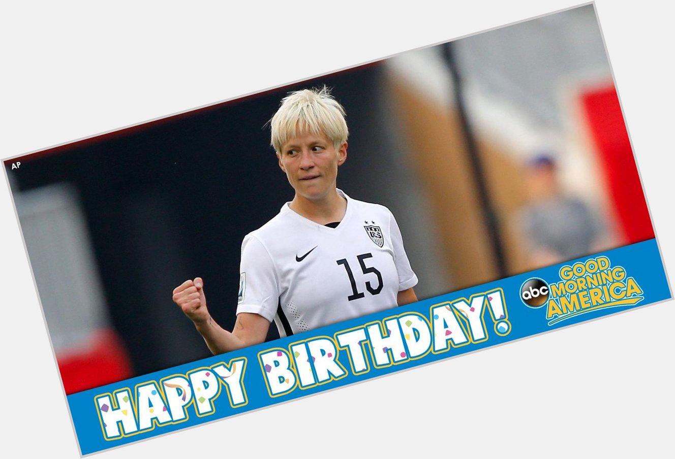 Happy Birthday to Megan Rapinoe! We are sure she\s happy with the score...  
