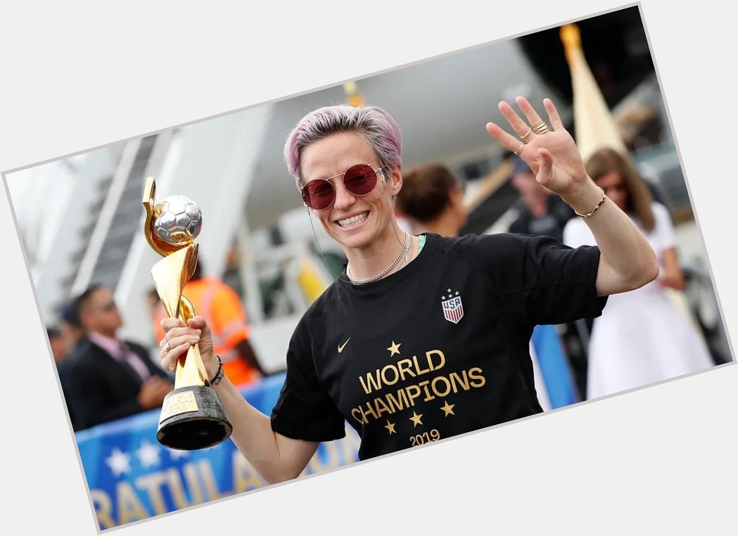 Happy Birthday to the living legend, Megan Rapinoe May all her shots be goals   
