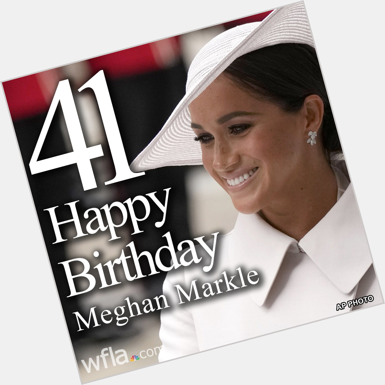 HAPPY BIRTHDAY Duchess of Sussex Meghan Markle is celebrating her 41st birthday today!  