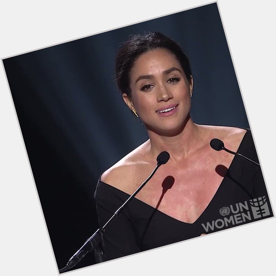 Happy birthday Meghan Markle! Thank you for your vision for an equal future.
