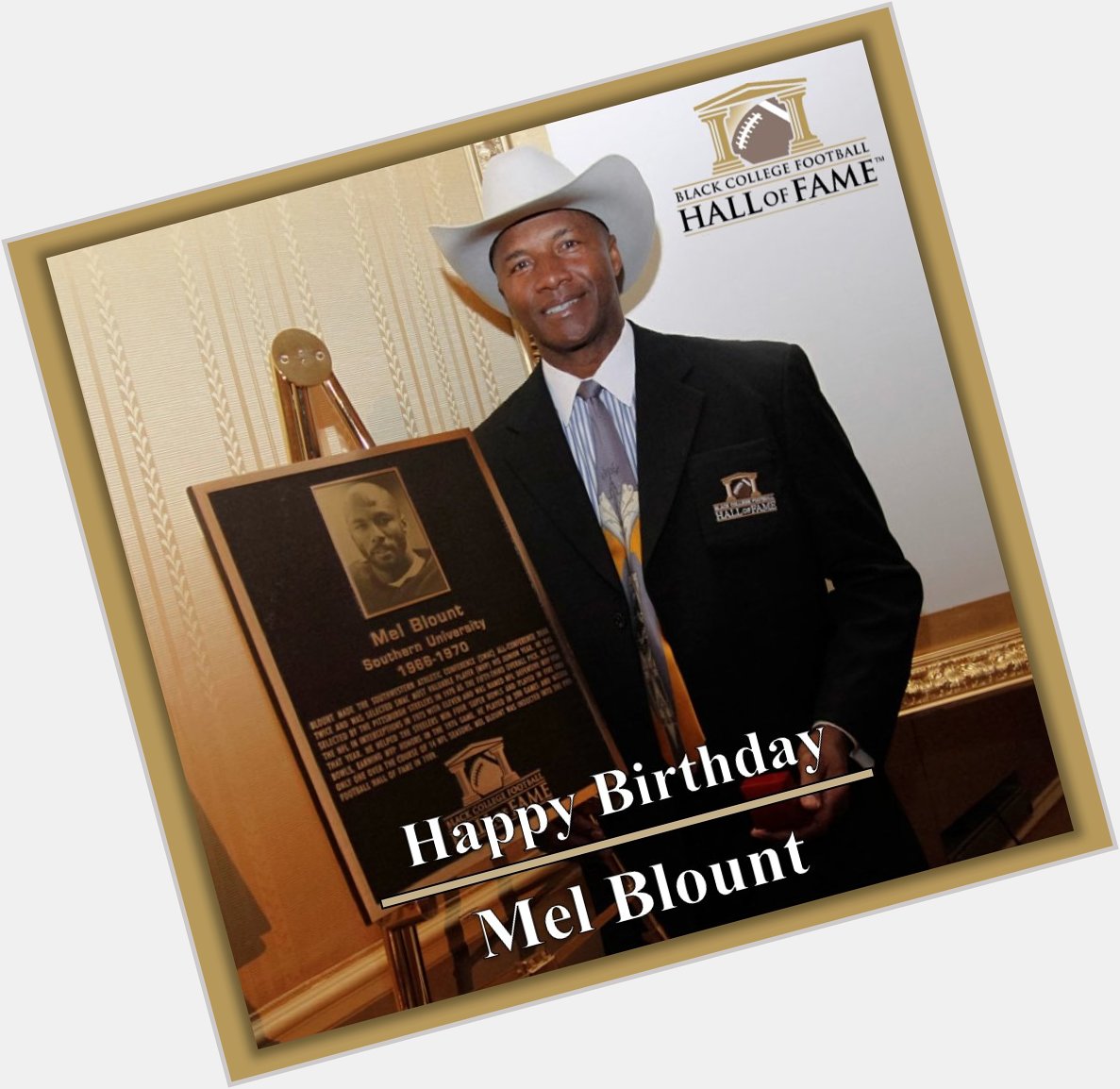 Happy birthday to Black College Football Hall of Fame Class of 2011 Inductee, Mel Blount!

 