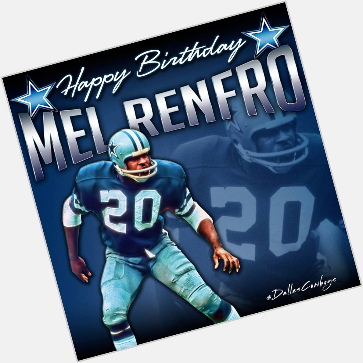 Happy Birthday to Cowboys Legend Mel Renfro!     