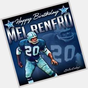 Happy Birthday to Cowboys Great... Mr. Mel Renfro 