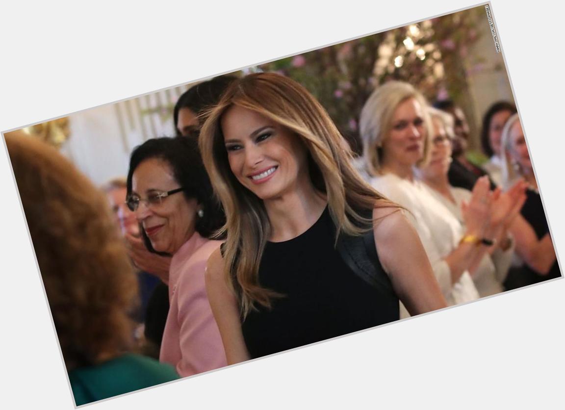 Happy birthday to the first lady Melania Trump is ringing in her 47th year in Washington  