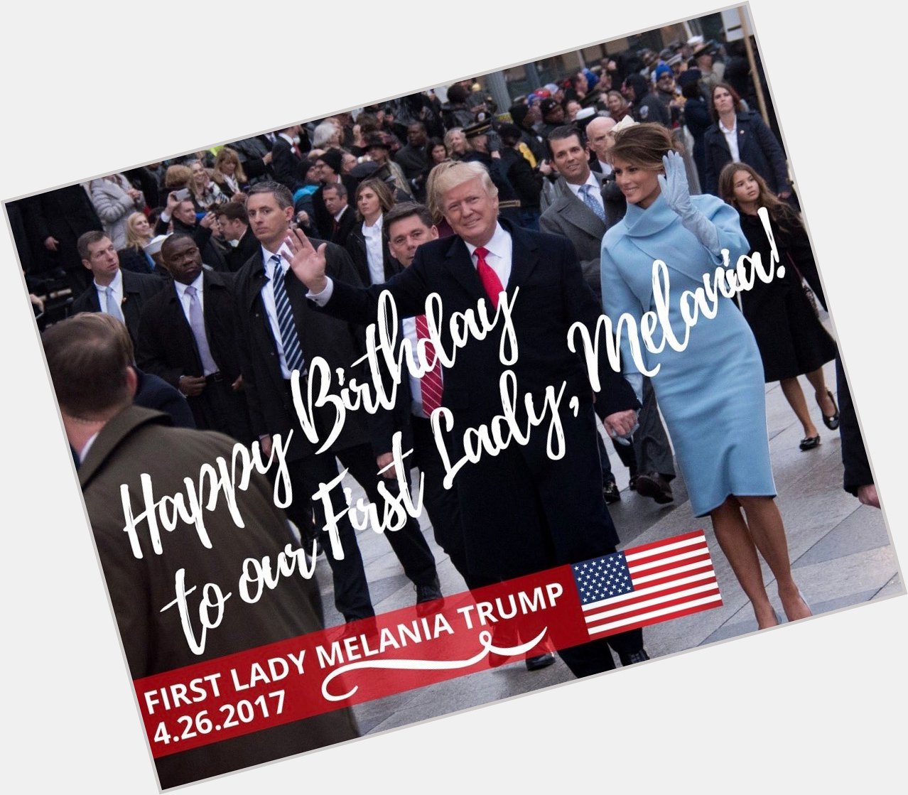 Happy Birthday to the Melania Trump! 