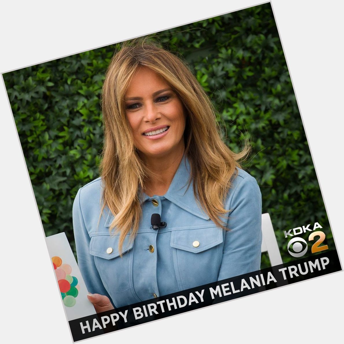 Happy birthday to the First Lady of the United States, Melania Trump! 