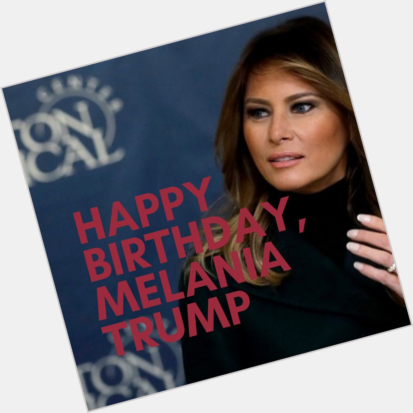 Please join us in wishing a very special happy birthday to First Lady Melania Trump. She turns 50 today! 