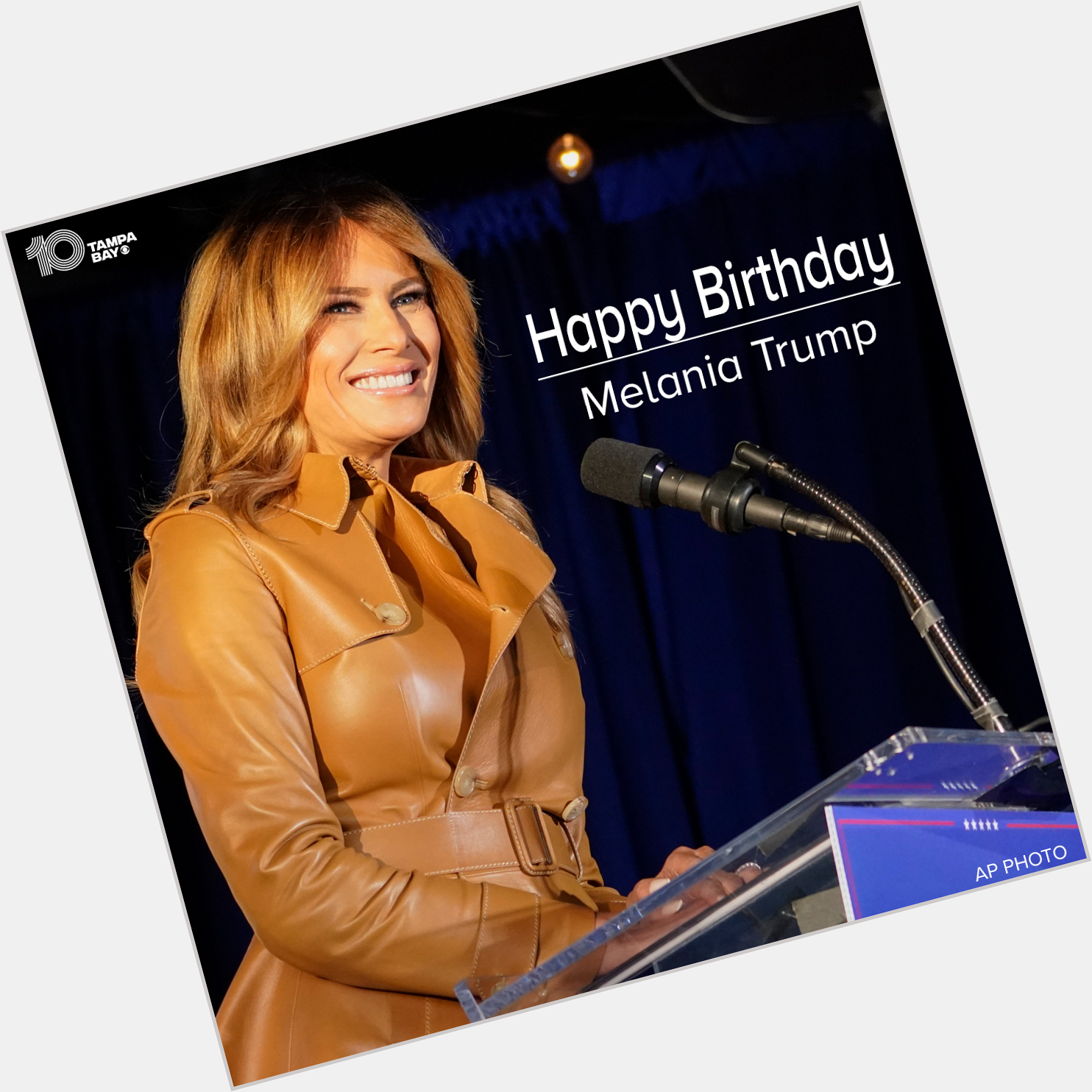 Happy birthday! Former First Lady Melania Trump turns 51 today! 