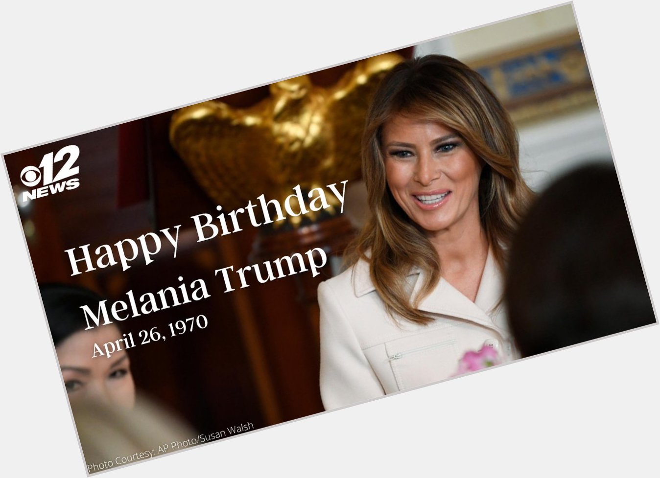 BIRTHDAY WISHES: Happy Birthday to former First lady Melania Trump.
 