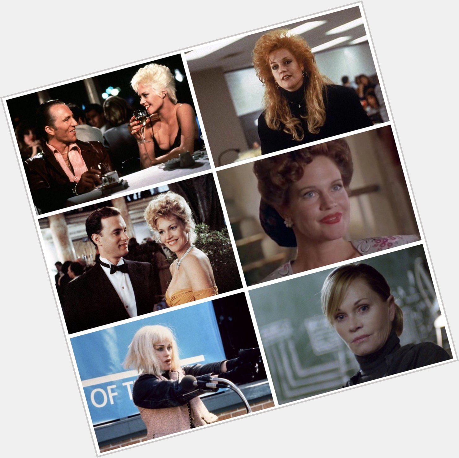  Happy 60th birthday to Melanie Griffith! Some highlights: 