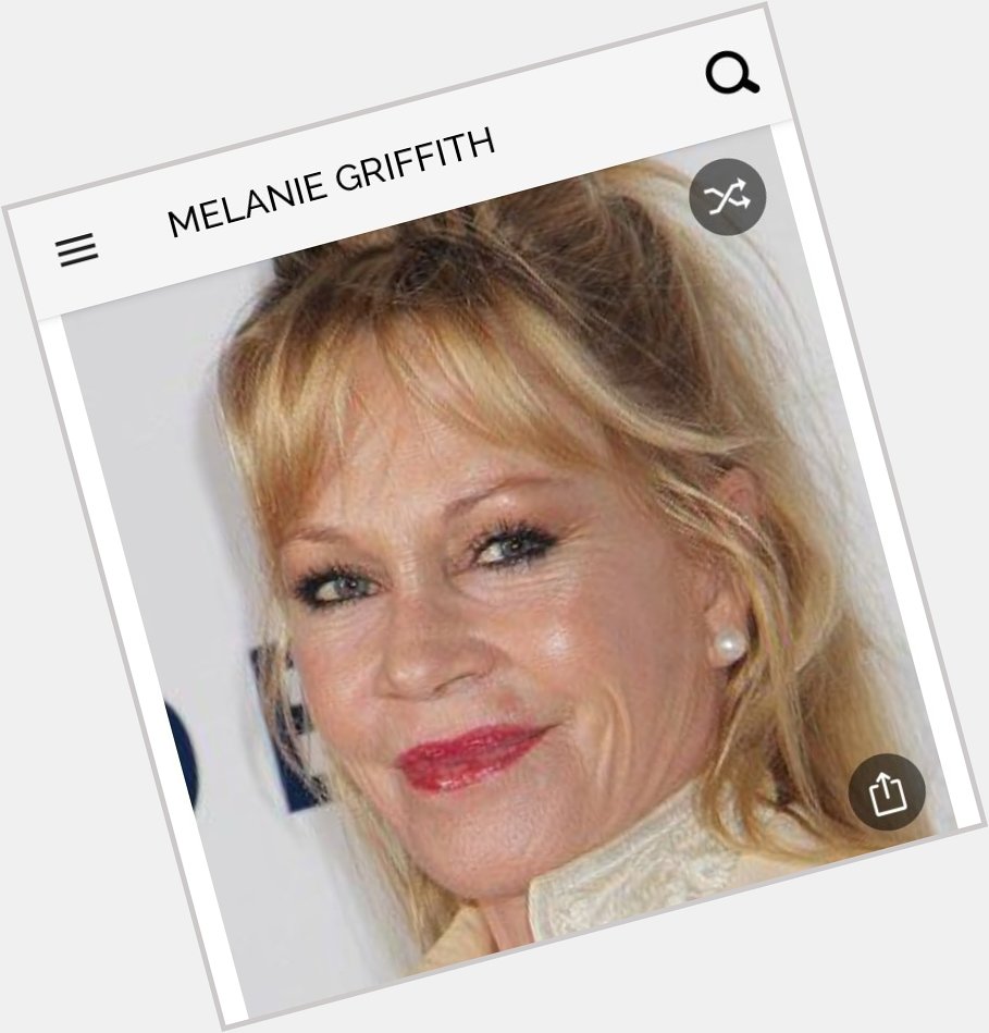 Happy birthday to this great actress.  Happy birthday to Melanie Griffith 