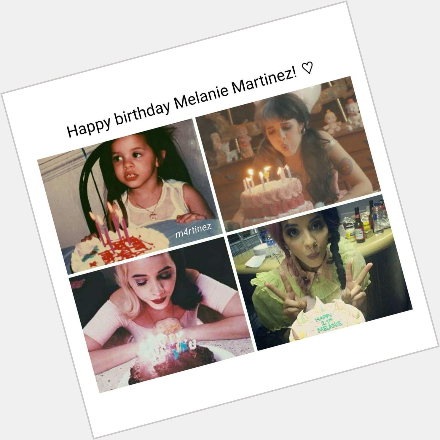   Happy Birthday Melanie Martinez I love you so much You\ll always be my baby 22 Years 