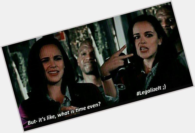   Happy Birthday Melissa Fumero. Always asking the real questions. 