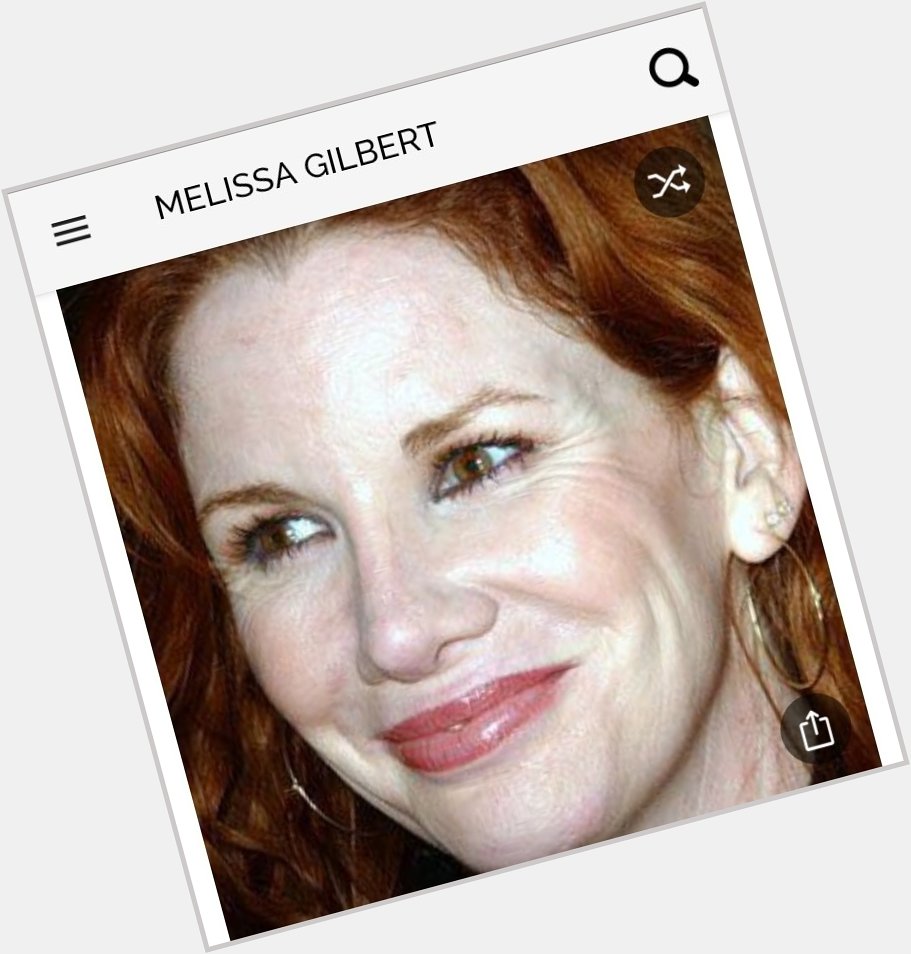 Happy birthday to this iconic actress.  Happy birthday to Melissa Gilbert 