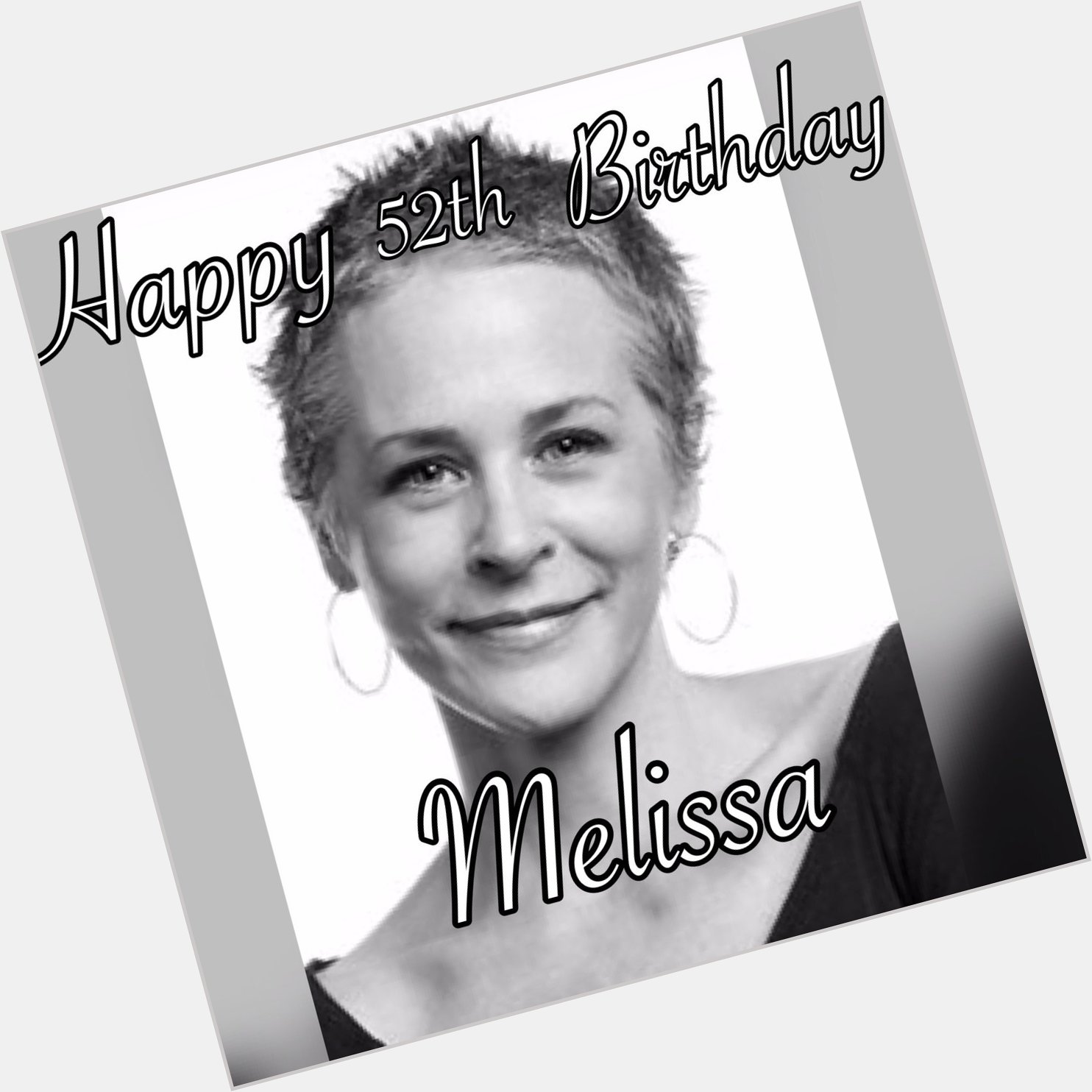 Happy birthday to Melissa McBride, you are truly an amazing women!!       