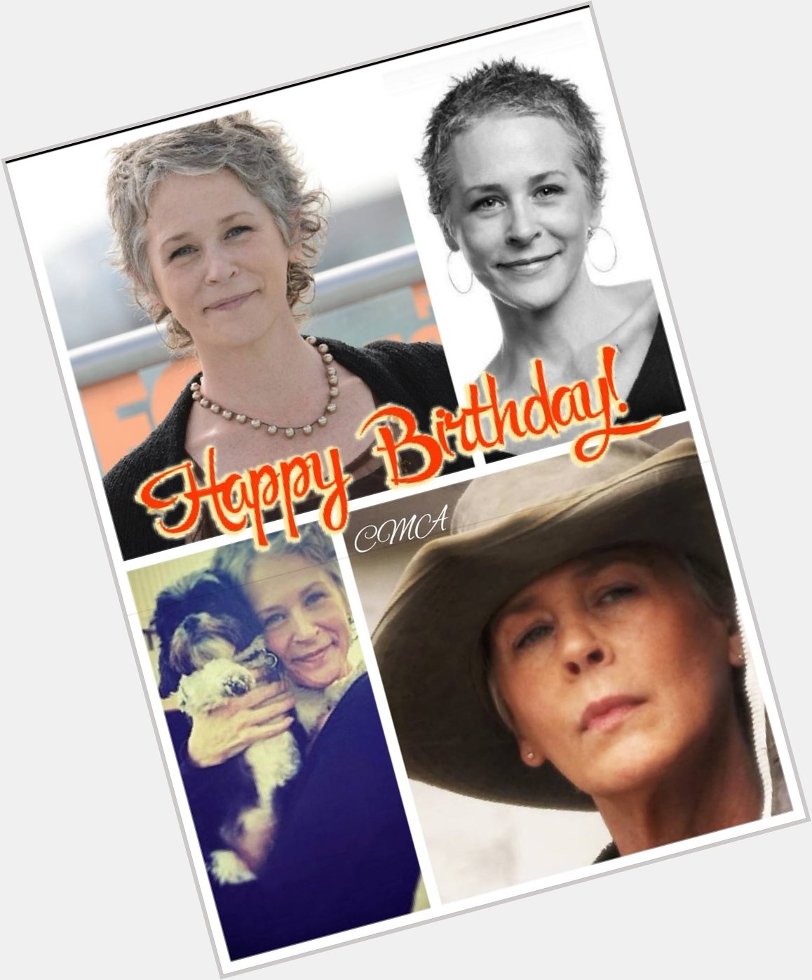 Happy Birthday to the lovely Melissa McBride. I love her so much  