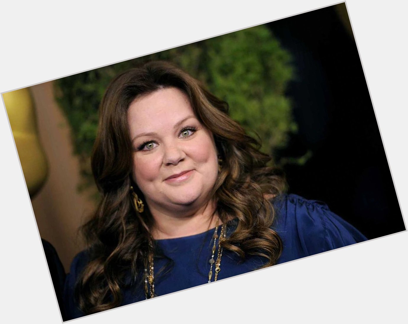 Happy birthday to actress Melissa McCarthy 50 years old. 