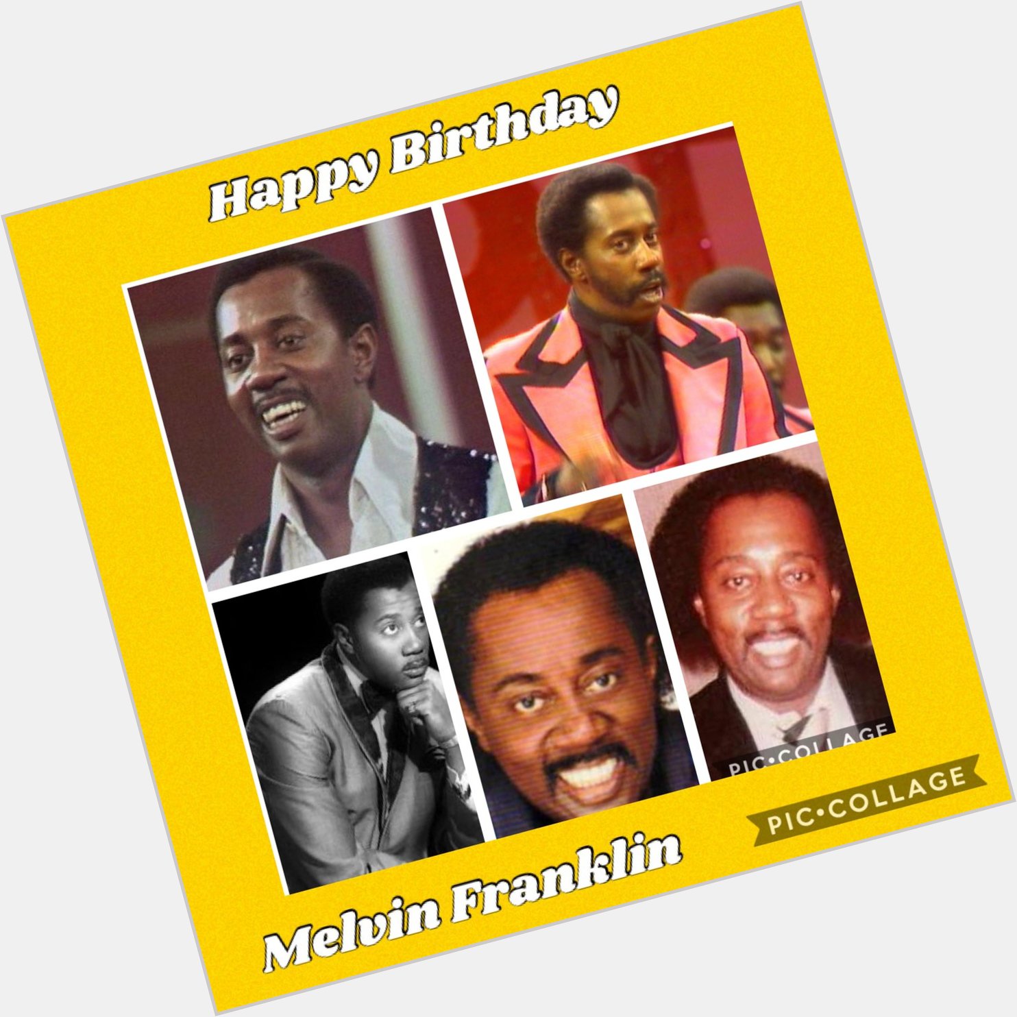 Happy Birthday in Heaven Melvin Franklin          