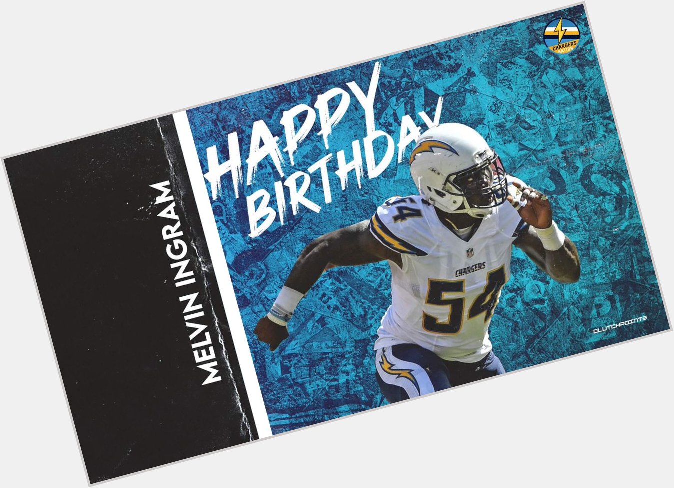 Join Chargers Nation in greeting Melvin Ingram a happy 32nd birthday! 