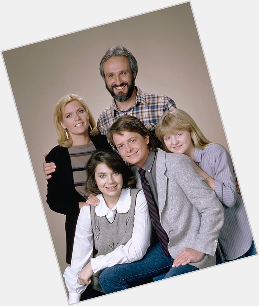 Happy birthday to Meredith Baxter & Michael Gross, seen here with the cast of  