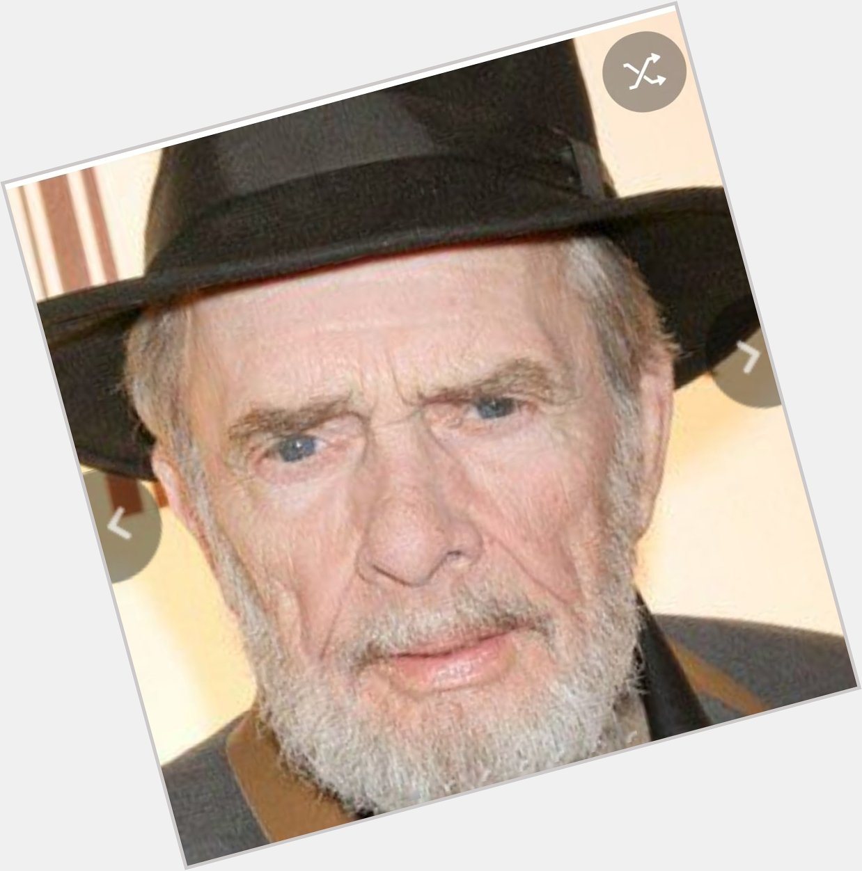 Happy Birthday to this wonderful singer.  Happy Birthday to Merle Haggard. Rest in Peace big man 