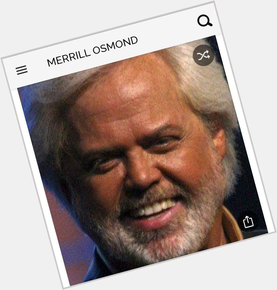 Happy birthday to this great Bassist/singer from the Osmond clan. Happy birthday to. Merrill Osmond 