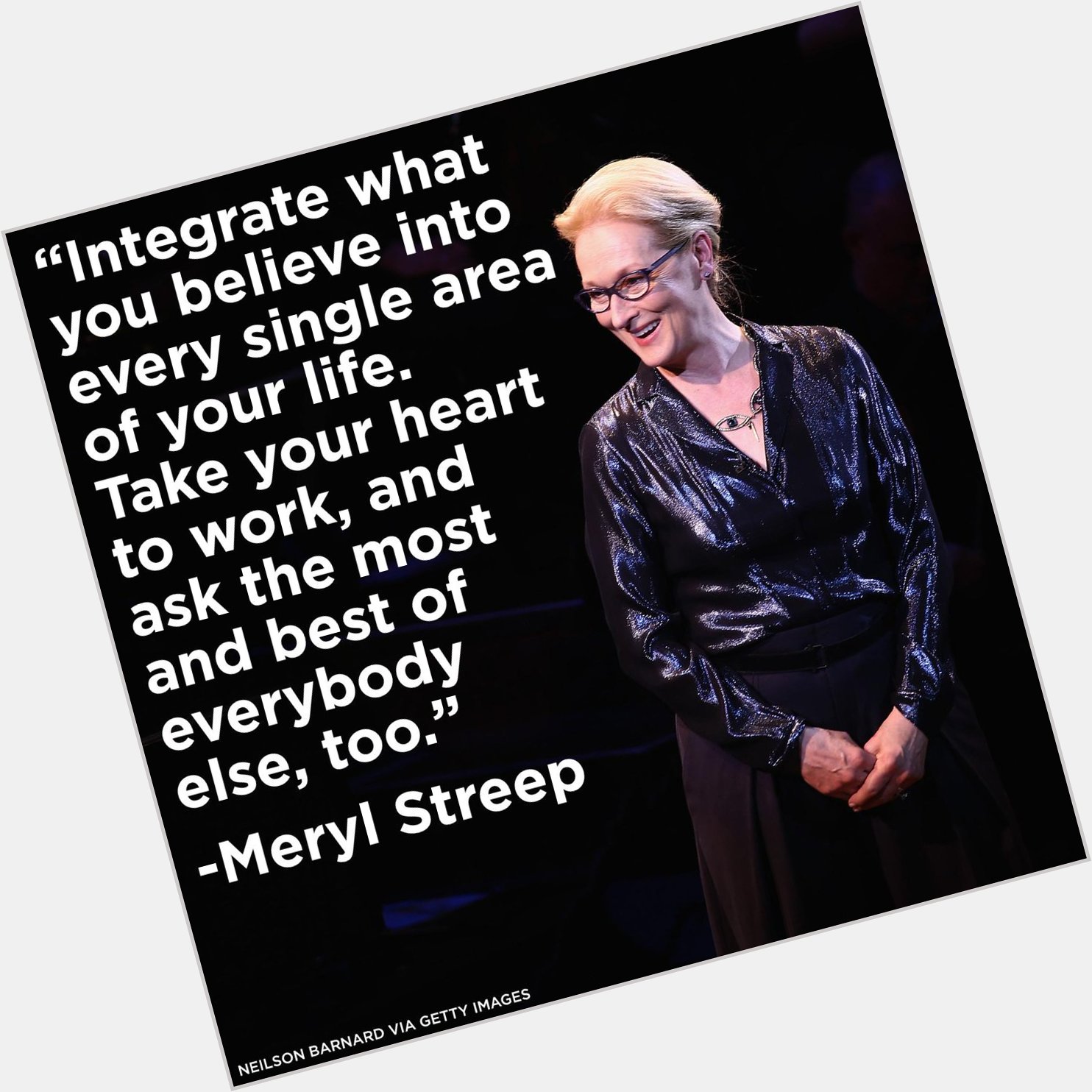 Happy birthday, Meryl Streep! I love the advice she gave on authenticity to the graduating class of 1983. 