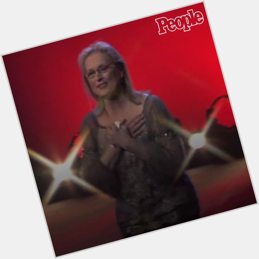 Happy birthday, Meryl Streep!  