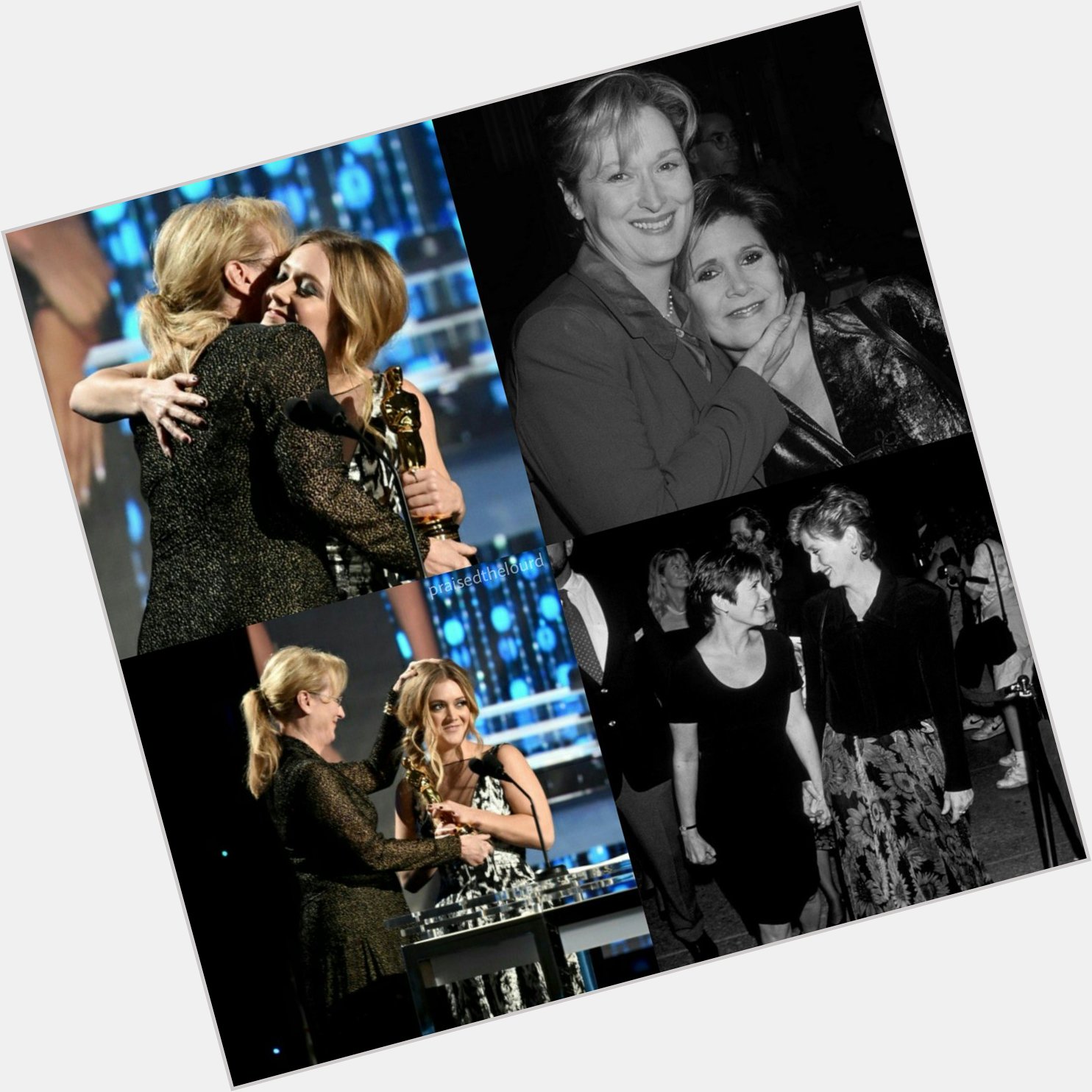 Happy Birthday Meryl Streep !  If you didn\t know she is Carrie\s dearest friend but also Billie\s godmother 