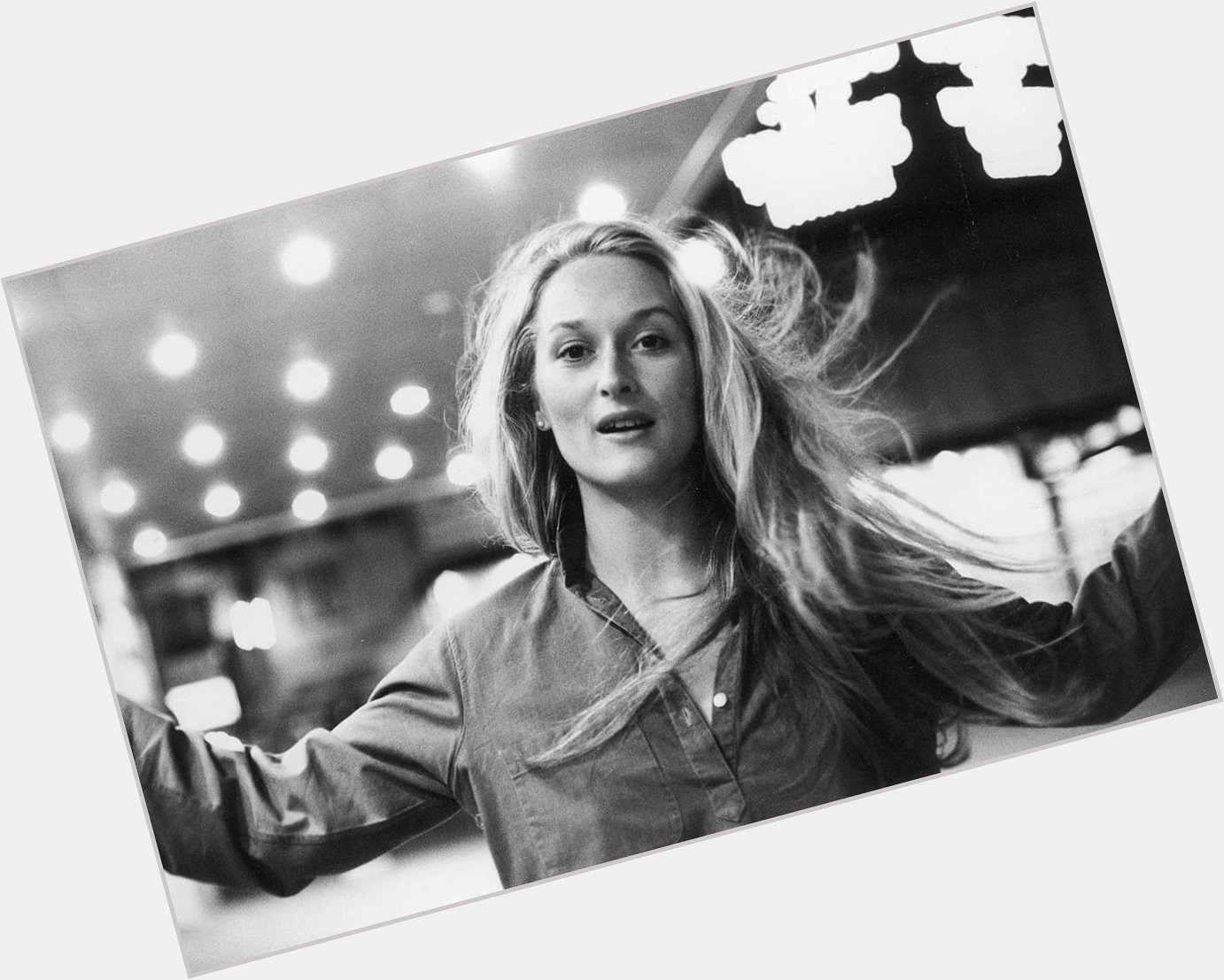 Happy Birthday to Meryl Streep who turns 69 today!  Photo by Duane Michals back in 1975. 