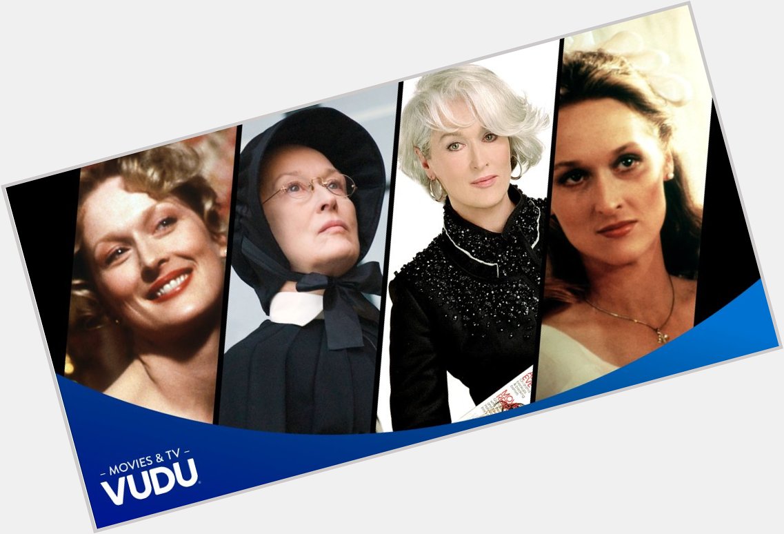 Happy birthday to Meryl Streep! Do you have a favorite role? (we know, there\s a lot to choose from). 