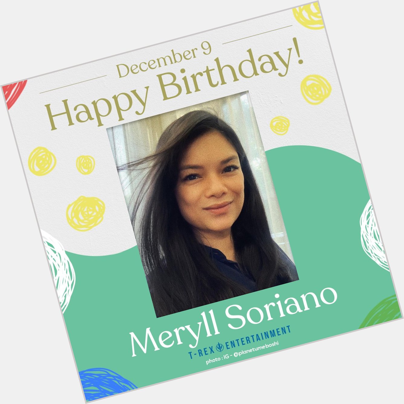 Happy birthday to you, Meryll Soriano!

Enjoy your special day! 