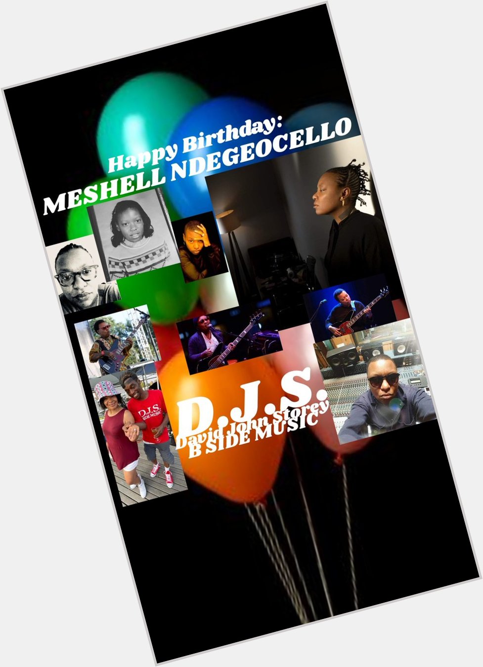 I(D.J.S.) wish Singer/Songwriter/Rapper/Bassist: \"MESHELL NDEGEOCELLO\" Happy Birthday!!! 