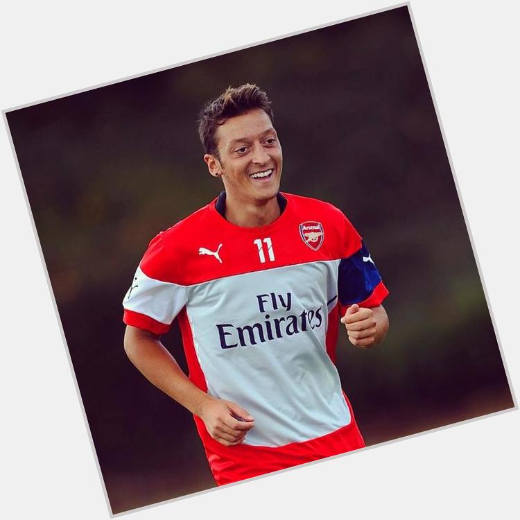 Arsenal Official on Instagram said:
Happy Birthday Mesut - 26 today.  -via  