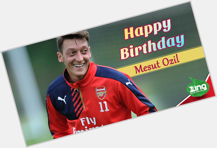 We wish midfield maestro, Mesut Ozil, a Happy Birthday! Will he distribute cake like those killer passes of his? 